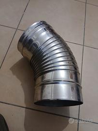 curva  in acciaio inox   AISI  316