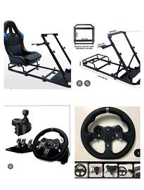 Postazione SIM racing Logitech G920 + leggi 