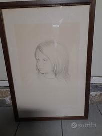Ritratto bambina di F. Tosoni