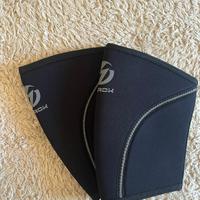 Ginocchiere Powerlifting in Neoprene Nere 7mm