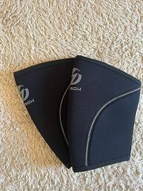 Ginocchiere Powerlifting in Neoprene Nere 7mm