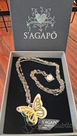 Collana donna S'Agapõ collezione Mariposa 