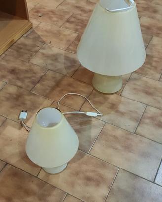 Lampade da tavolo in vetro di Murano di Venini