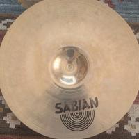 Piatti Sabian AAX stage crash 17 e metal crash 19