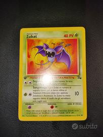 Pokémon Zubat Fossil Mint Prima Edizione
