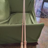 Bastoncini in legno per tenda