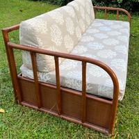 Divano letto bambù e midollino