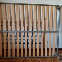 Letto matrimoniale in ottone + rete NUOVA!