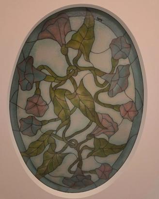 Ovale decorato a mano