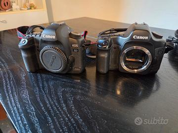 Canon EOS 5D e Canon 5D Mark II più obbiettivi