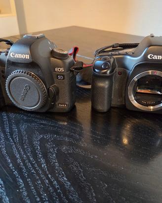 Canon EOS 5D e Canon 5D Mark II più obbiettivi