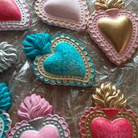 Cuore sacro in gesso