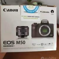 Canon EOS M50 + Canon 15-45 mirrorless 