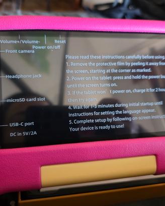 Tablet nuovo wifi 7 pollici 