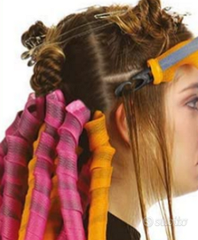 Bigodini per boccoli capelli senza calore