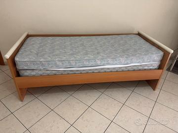 Lettino singolo con secondo letto estraibile