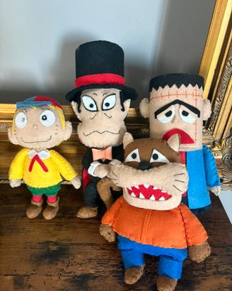 Peluche personaggi carletto il principe dei mostri