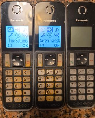 Kit Panasonic DECT – 3 cordless