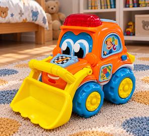 Ruspa giocattolo interattiva bilingue per bambini