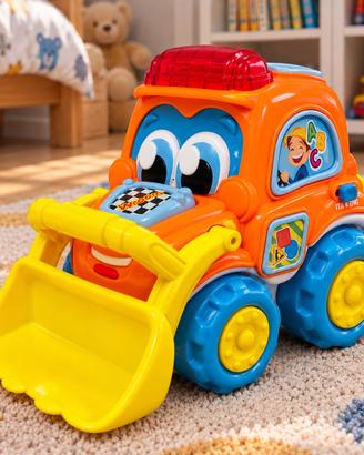 Ruspa giocattolo interattiva bilingue per bambini