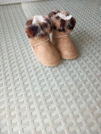 SCARPE BIMBA STIVALETTI C/PELLICCIA N.19 NUOVI