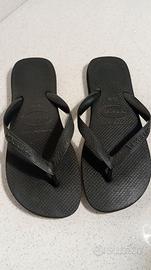 INFRADITO HAVAIANAS TAGLIA 41/42 NERE UOMO