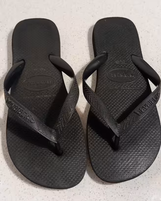 INFRADITO HAVAIANAS TAGLIA 41/42 NERE UOMO
