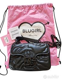 Borsa BlueGirl nera con tracolla in catena