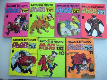 Alan Ford Raccolte al fluoro e gruppo TNT anni 80