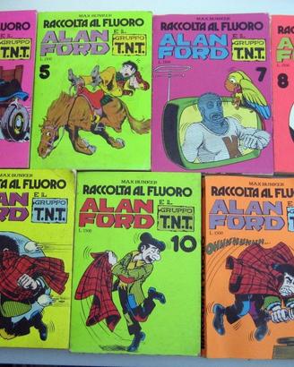 Alan Ford Raccolte al fluoro e gruppo TNT anni 80
