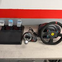Volante Thrustmaster t300 alcantara + cambio th8a