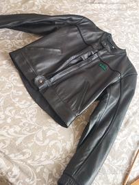 MOTO giubbotto da moto in pelle taglia 56 medium
