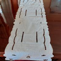 Runner cotone ecrù 