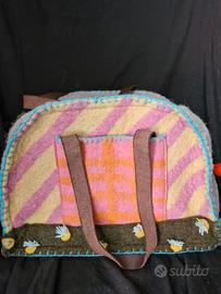 Bauletto in lana cotta