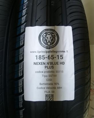 2 GOMME 185 65 15 NEXEN A55115