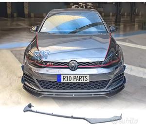 SPOILER LIP VOLKSWAGEN VW GOLF 7 7.5 CARBONIO