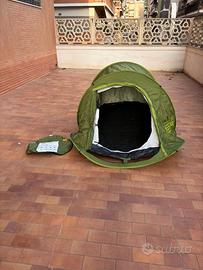 Tenda Campeggio Quechua 2 Seconds - 2 Posti VERDE