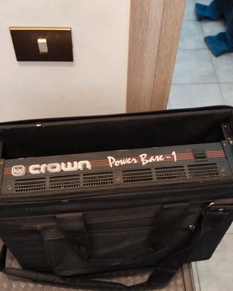 amplificatore crown Power base -1 2 canali stereo 