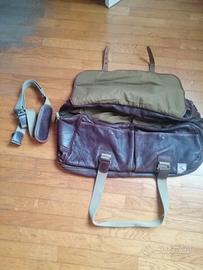Borsa da viaggio REPLAY in pelle di bufalo