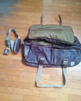 Borsa da viaggio REPLAY in pelle di bufalo