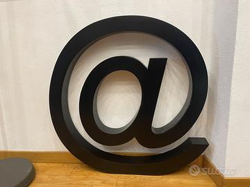 Decorazione Design "@" Chiocciola in Legno