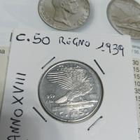 monete C.50 impero 1939