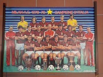 POSTER MILAN CALCIO PRIMO LOTTO 1-6