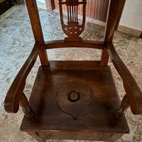 SEDIA "COMODA" ANTICA