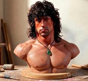 statuetta John Rambo da dipingere