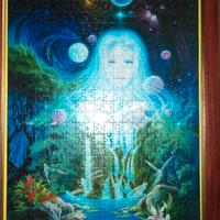 Quadro "Al chiaro di luna" - puzzle incorniciato