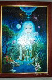 Quadro "Al chiaro di luna" - puzzle incorniciato