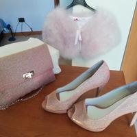 Scarpe + borsetta + stola