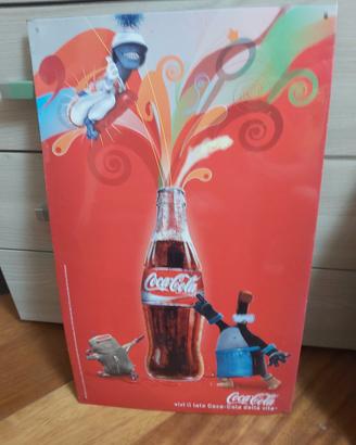 due cartelli coca cola 50x30
