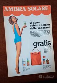 Pubblicità Ambra Solare (1964)
